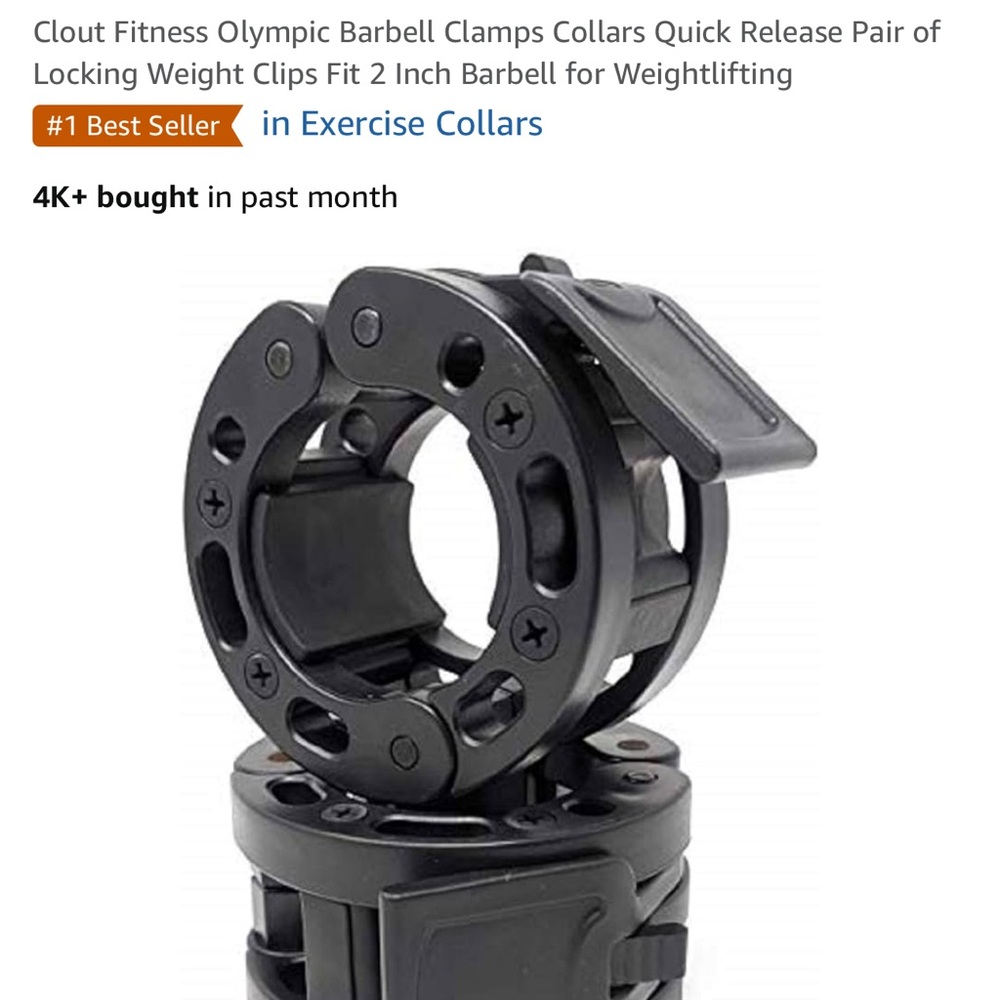 Clout Barbell Clamps
